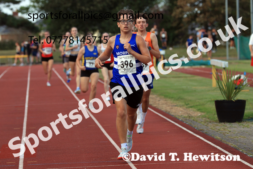 800 metres, 2025 NEGP No 6 Monkton, Wednesday, August 13th.  Photo: David T. Hewitson/Sports for All Pics